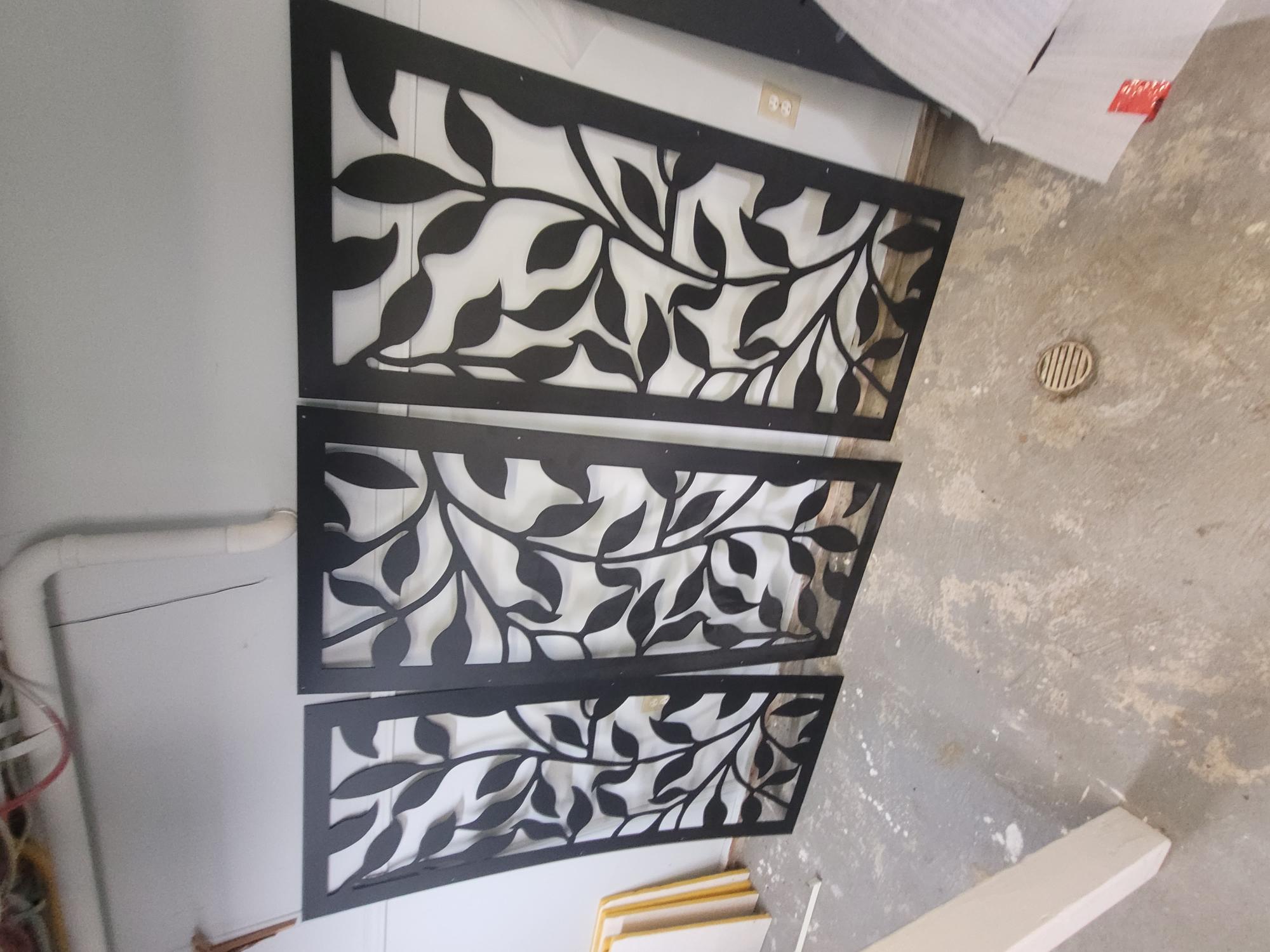 Panneau décoratif feuillage pour pergola